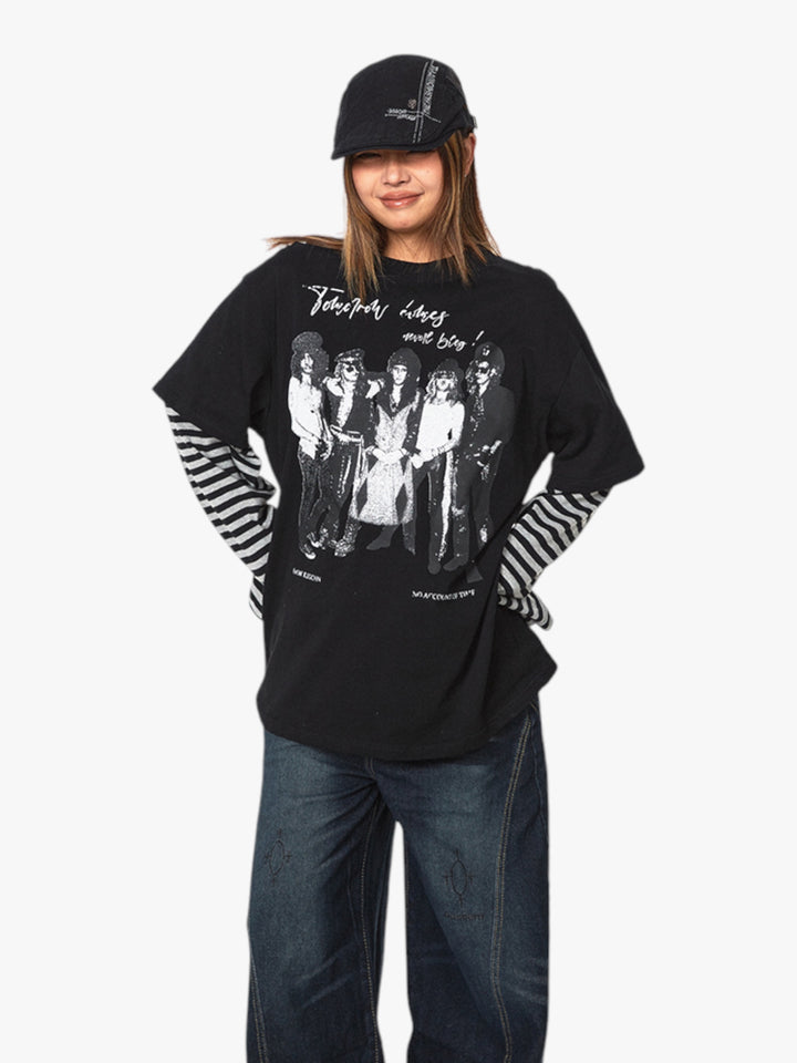 GKIKZ VINTAGE GRUNGE PREMIUM COTTON TEES