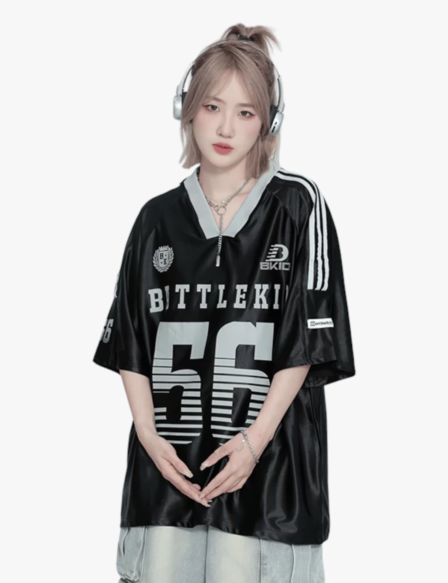 Raglan Sleeve Ice Oversized Jersey