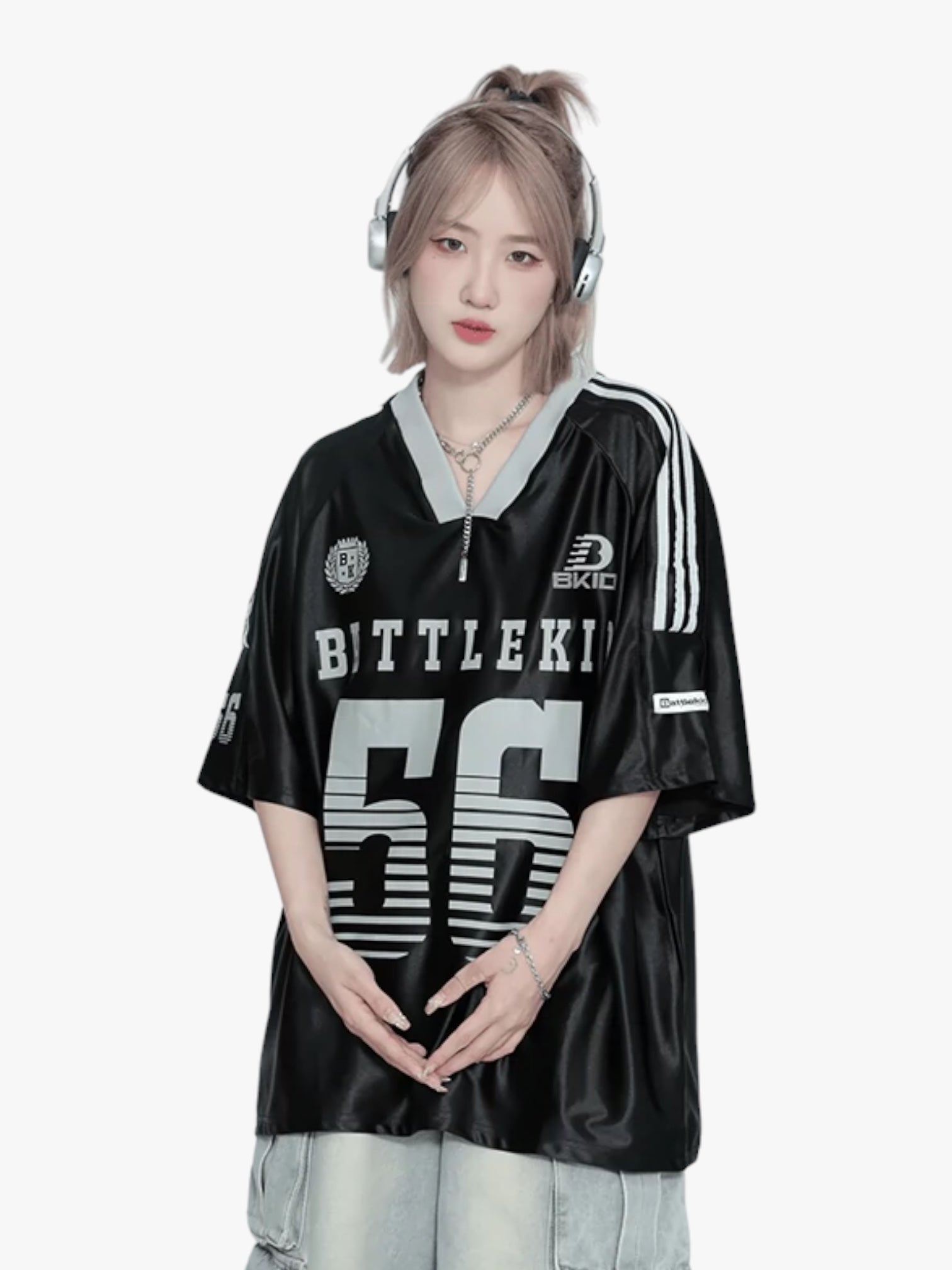 Raglan Sleeve Ice Oversized Jersey