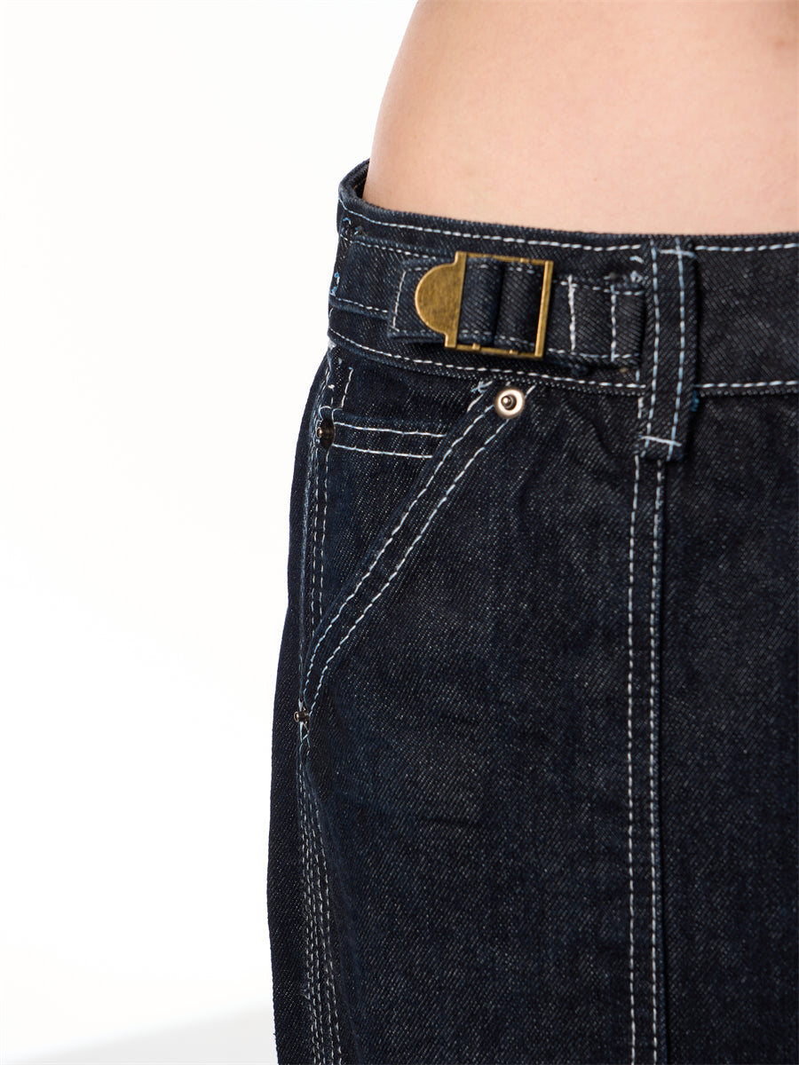 GKIKZ TIMELESS BIG POCKET HEAVY DENIM CARGO JEANS