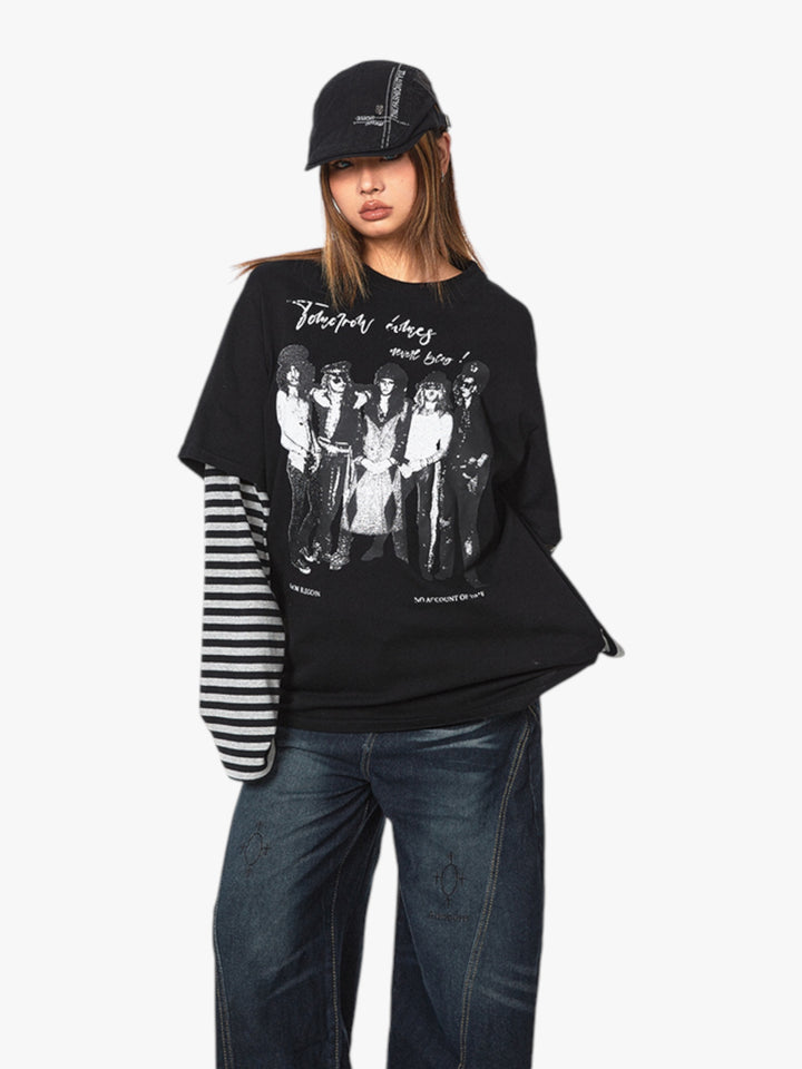 GKIKZ VINTAGE GRUNGE PREMIUM COTTON TEES