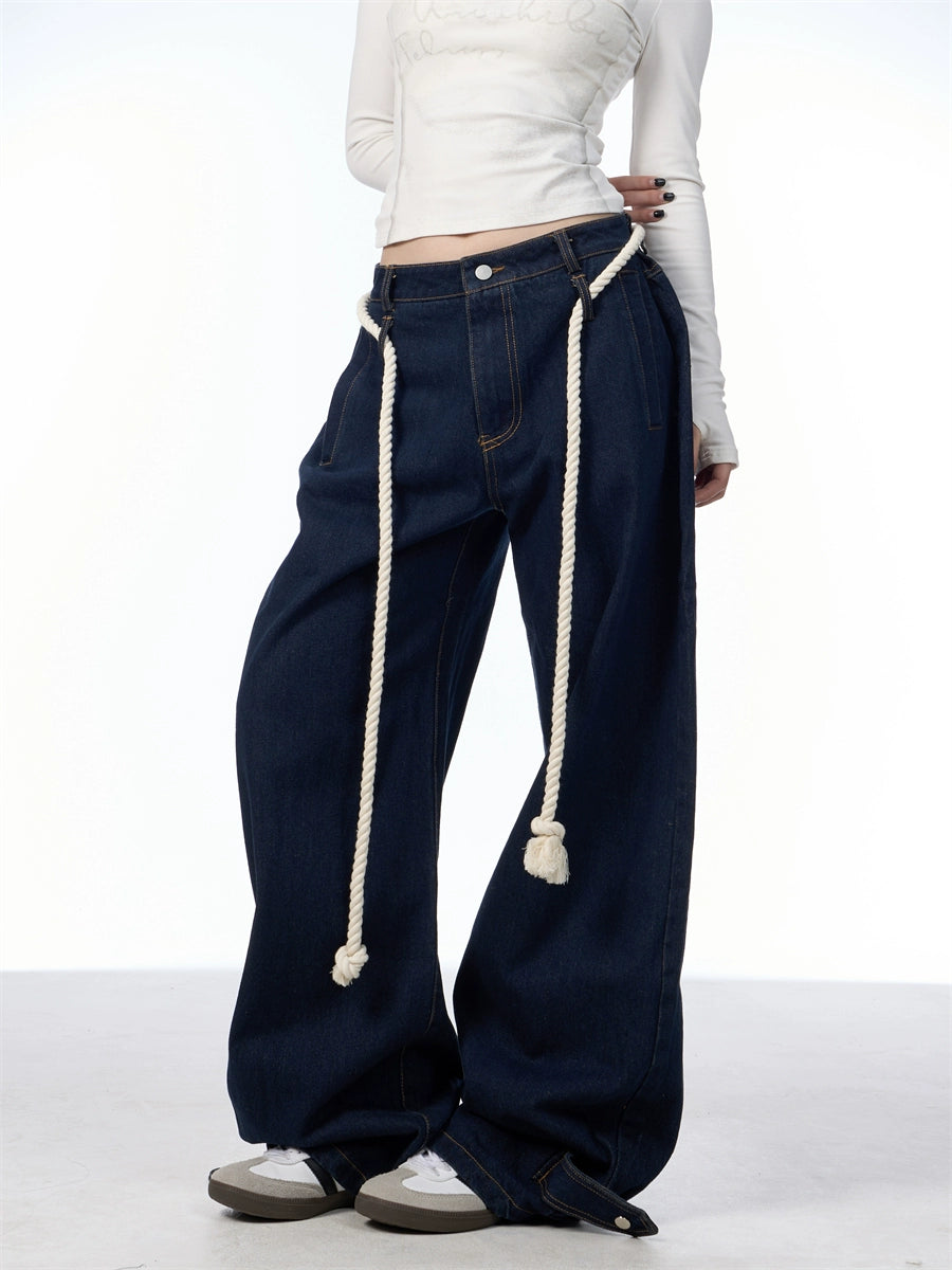 GKIKZ CRESCENT NADA WIDE-LEG JEANS