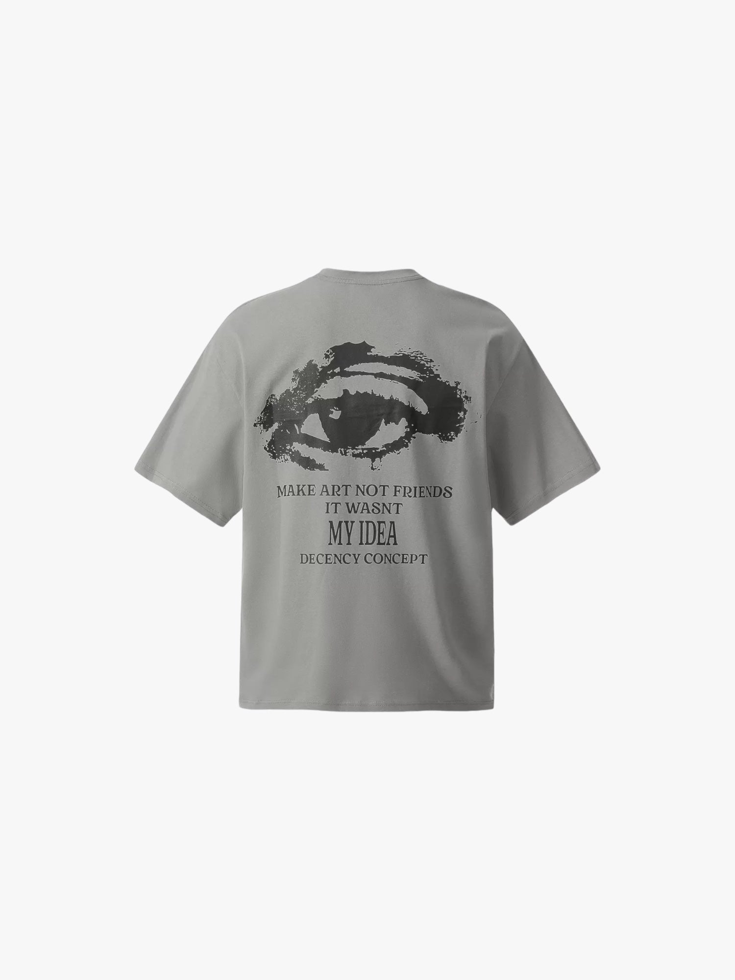 Eye Contrast Drop Shoulder Tees