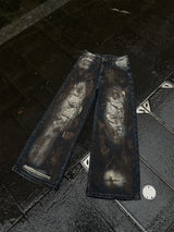 Total Destruction Dirty Baggy Jeans
