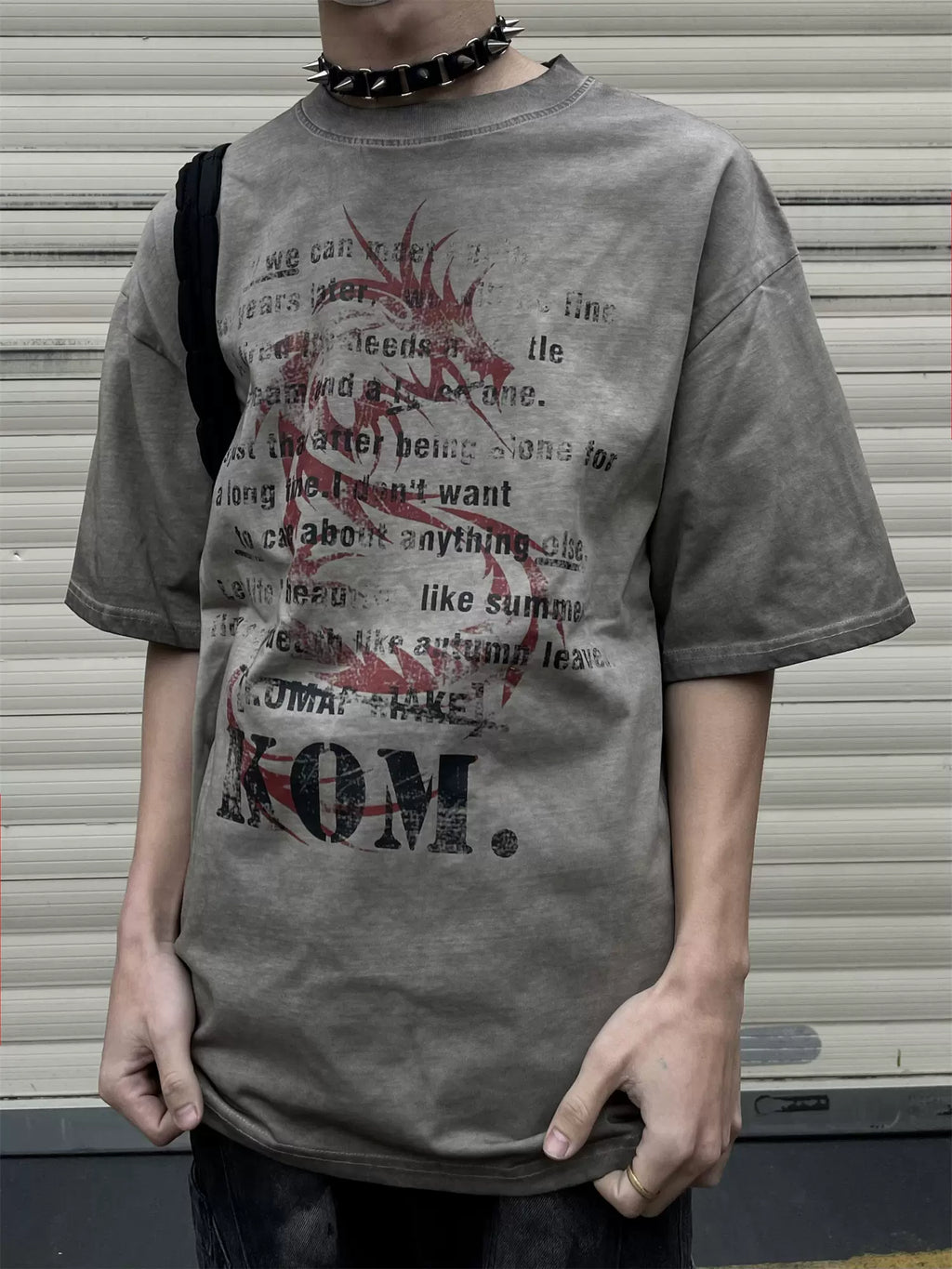 Vintage Dragon Year Drop Shoulder Tees