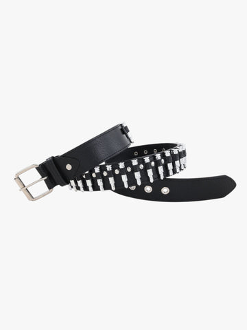 Black Bullet Rivet Belt