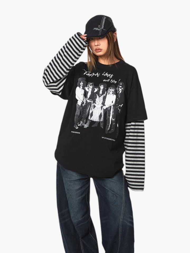 GKIKZ VINTAGE GRUNGE PREMIUM COTTON TEES