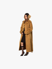 GKIKZ HANDMADE DOUBLE-FACED WOOL LONG A/W HIGH-GRADE COAT