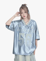 Raglan Sleeve Ice Oversized Jersey