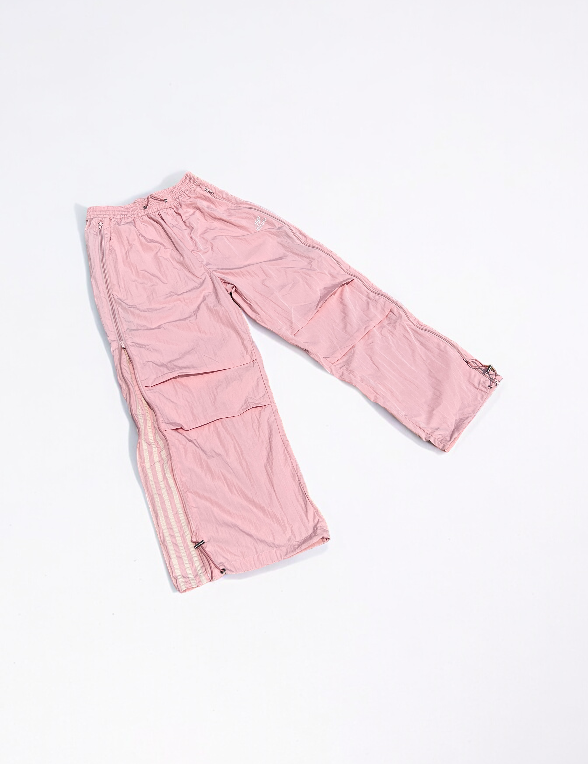 GKIKZ SIDE-ZIP BLOCK COLOUR'S EXTENDABLE CARGO PANTS