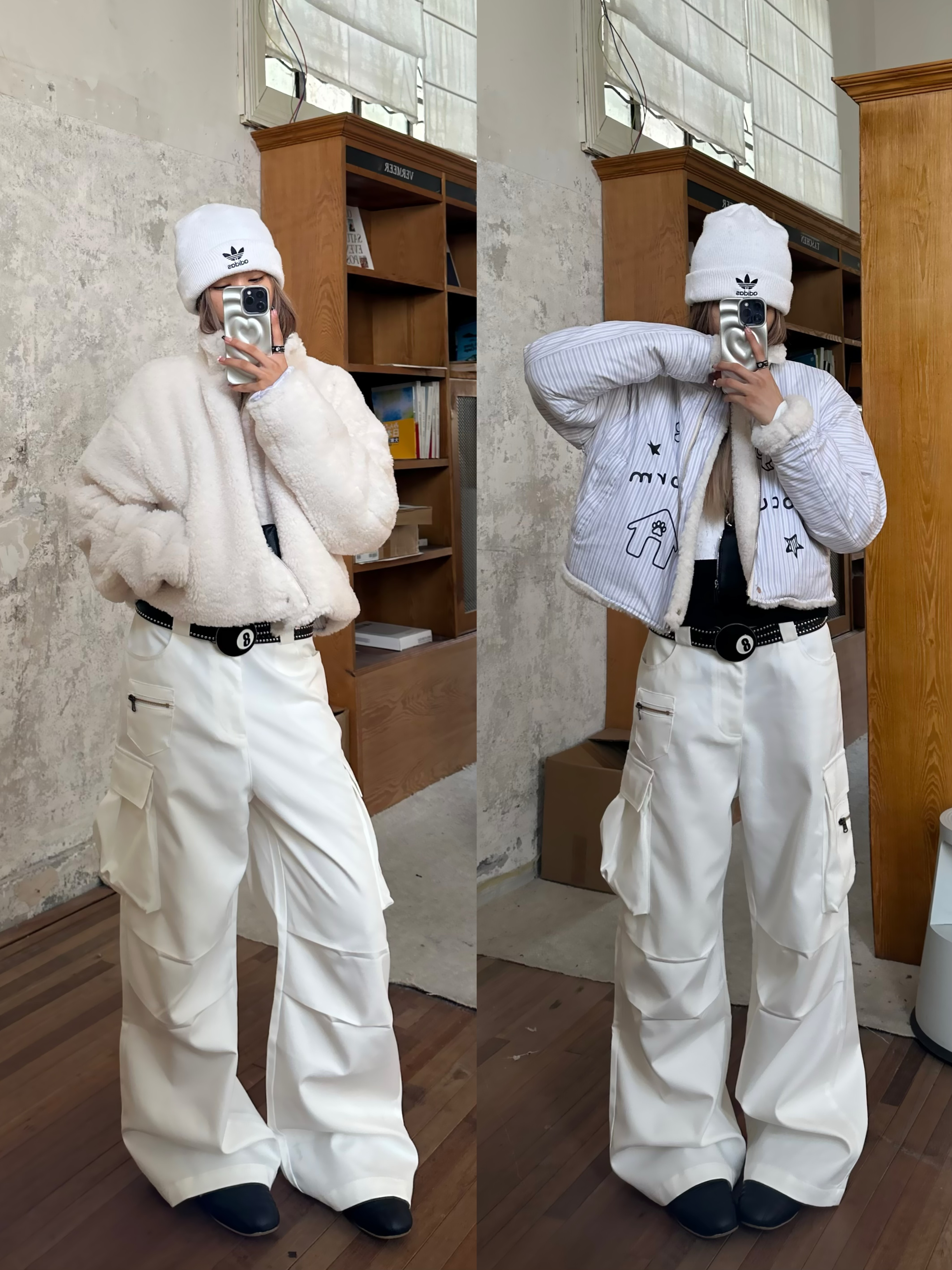 GKIKZ FOCUS STORM REVERSIBLE LAMBWOOL JACKET