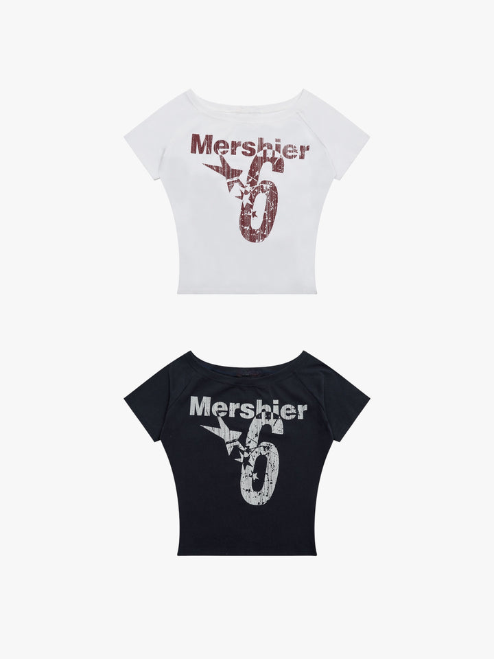 GKIKZ MERSHEIR 6 OFF-SHOULDER TEES
