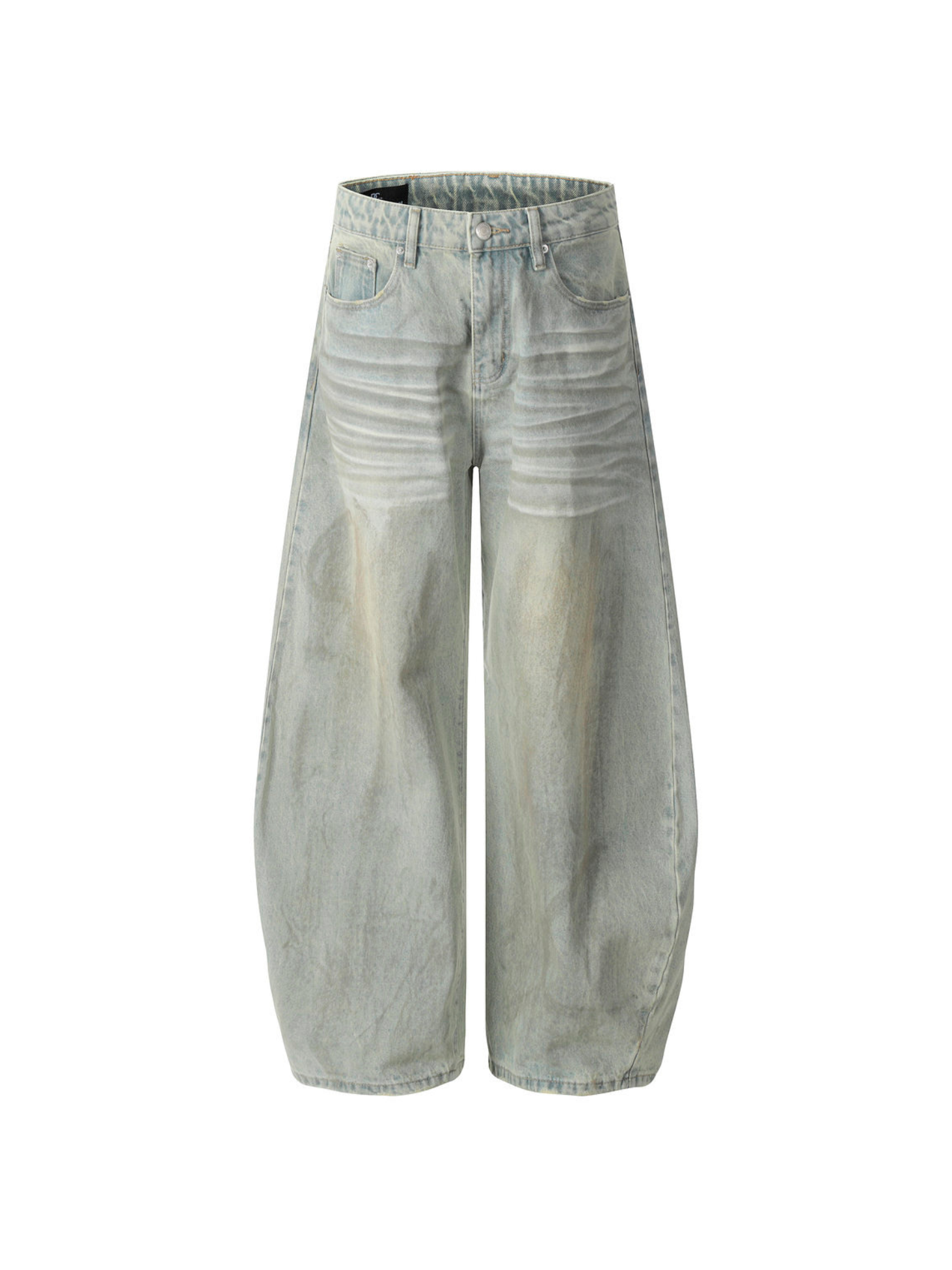 [25SS NEW ARRIVAL] GKIKZ TOTAL CRASH VINTAGE WASHED ULTRA WIDE LEG DENIM