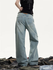 [25SS NEW ARRIVAL] GKIKZ STONEFLOW HEAVY WIDE-LEG DENIM