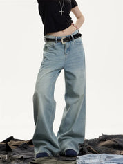 [25SS NEW ARRIVAL] GKIKZ STONEFLOW HEAVY WIDE-LEG DENIM