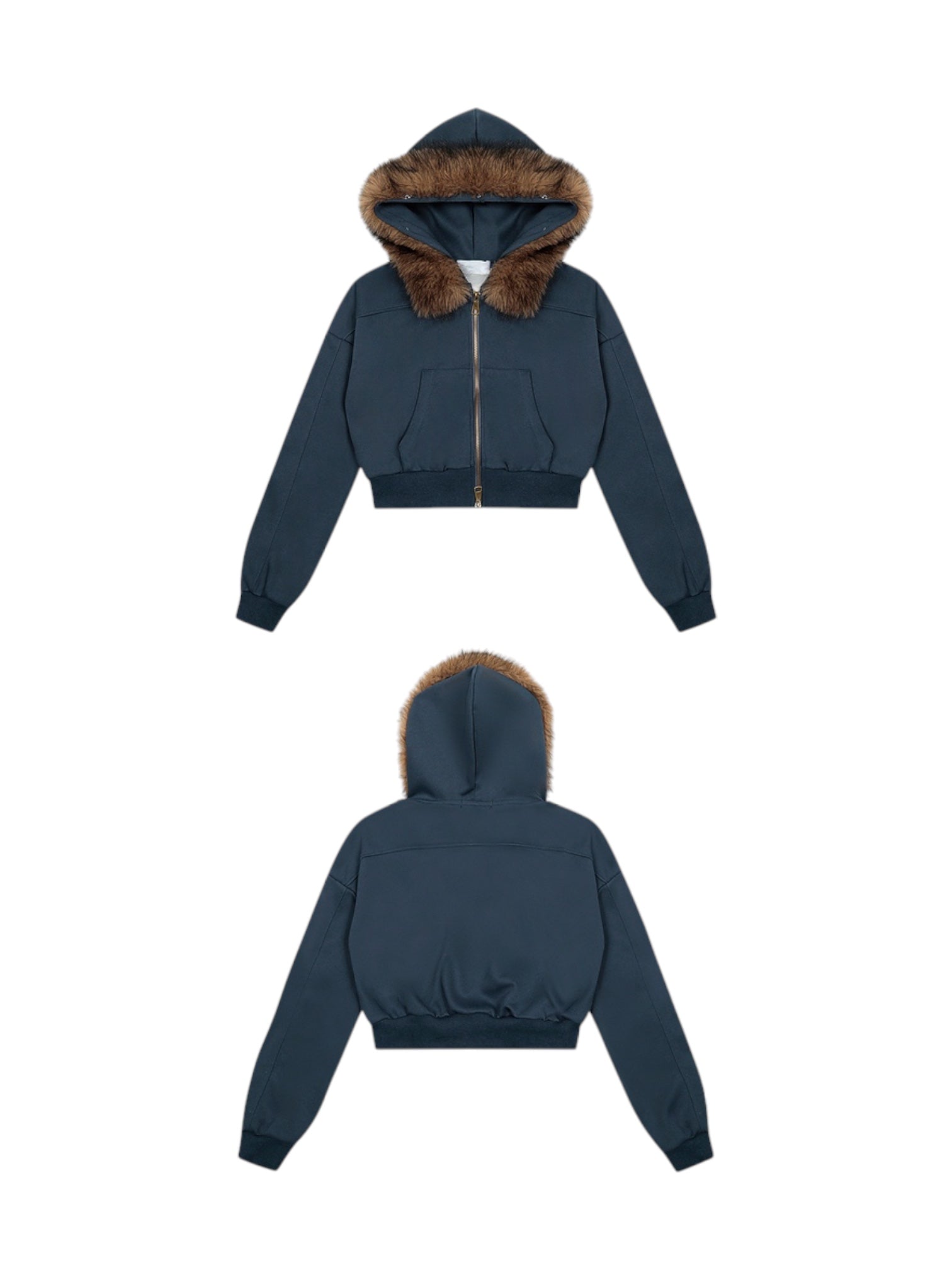 [25AW NEW ARRIVAL] GKIKZ FOX FLARE ZIP-UP HOODIE