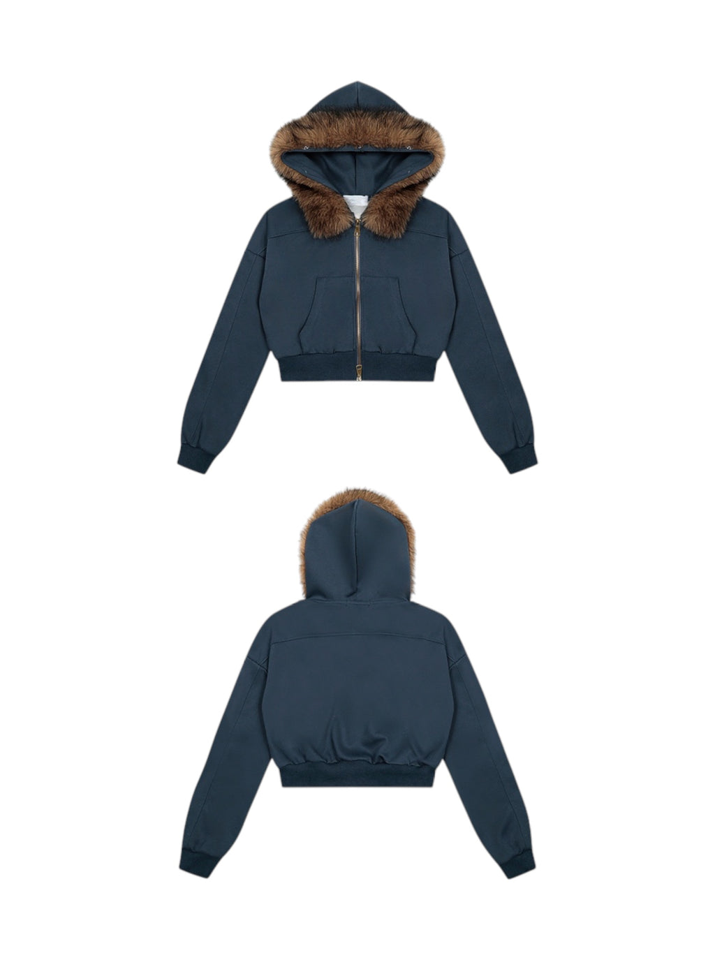 Fox Flare Zip-Up Hoodie