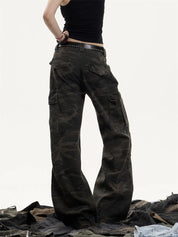 [25SS NEW ARRIVAL] GKIKZ SHADOW OPS CAMO CARGO COTTON PANTS