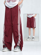 Tri-Stripe Curve Detachable Wide Leg Pants