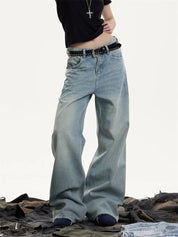 [25SS NEW ARRIVAL] GKIKZ STONEFLOW HEAVY WIDE-LEG DENIM