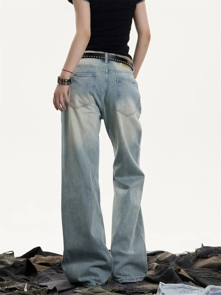 [25SS NEW ARRIVAL] GKIKZ OCEAN DUST RELAXED COTTON DENIM