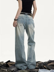 [25SS NEW ARRIVAL] GKIKZ OCEAN DUST RELAXED COTTON DENIM