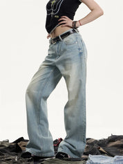 [25SS NEW ARRIVAL] GKIKZ OCEAN DUST RELAXED COTTON DENIM