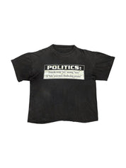 Blood Suckers distressed washed cotton tee — women's streetwear