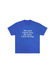I Love My Dog graphic cotton tee — women's streetwear