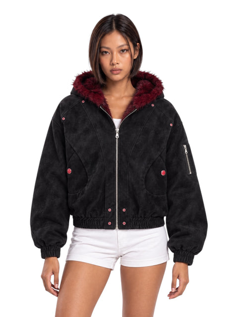 Mountain Craving Thickened Fur Jacket - Bloody Fur Edition