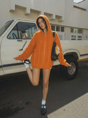 GKIKZ CHUNKY KNIT HOODIE ZIPPER - COZY LIMITED EDITION