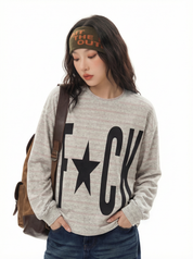 GKIKZ F-STAR LONG SLEEVE OVERSIZED TEES