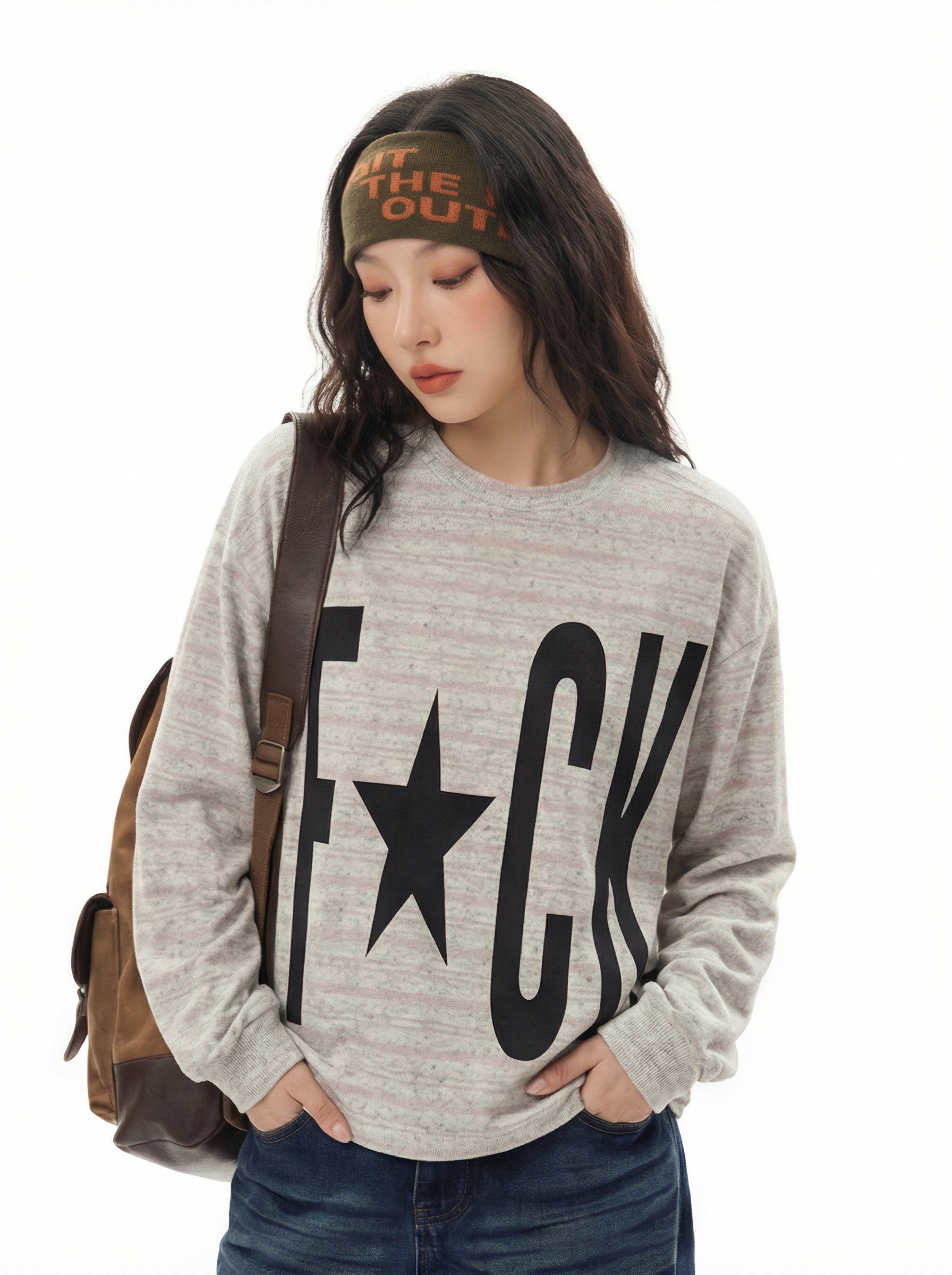 GKIKZ F-STAR LONG SLEEVE OVERSIZED TEES