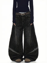 Abyssal Corduroy Sculpt Wide-Leg Pants