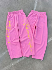 Bubble Pop Starburst Loose Wide-Leg Pant