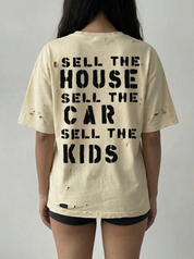 GKIKZ DISTRESSED LIP'S TEES