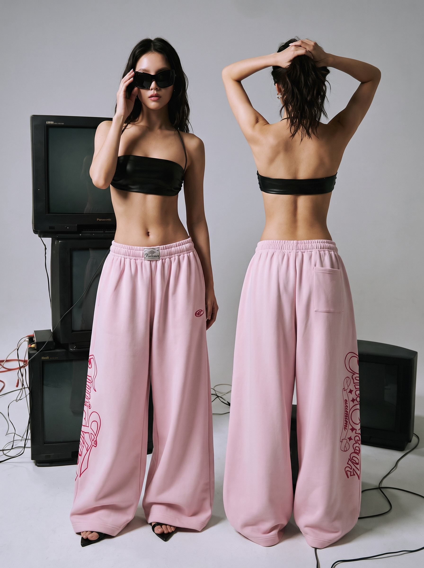 Skate Spirit Graffiti Cotton Sweatpants