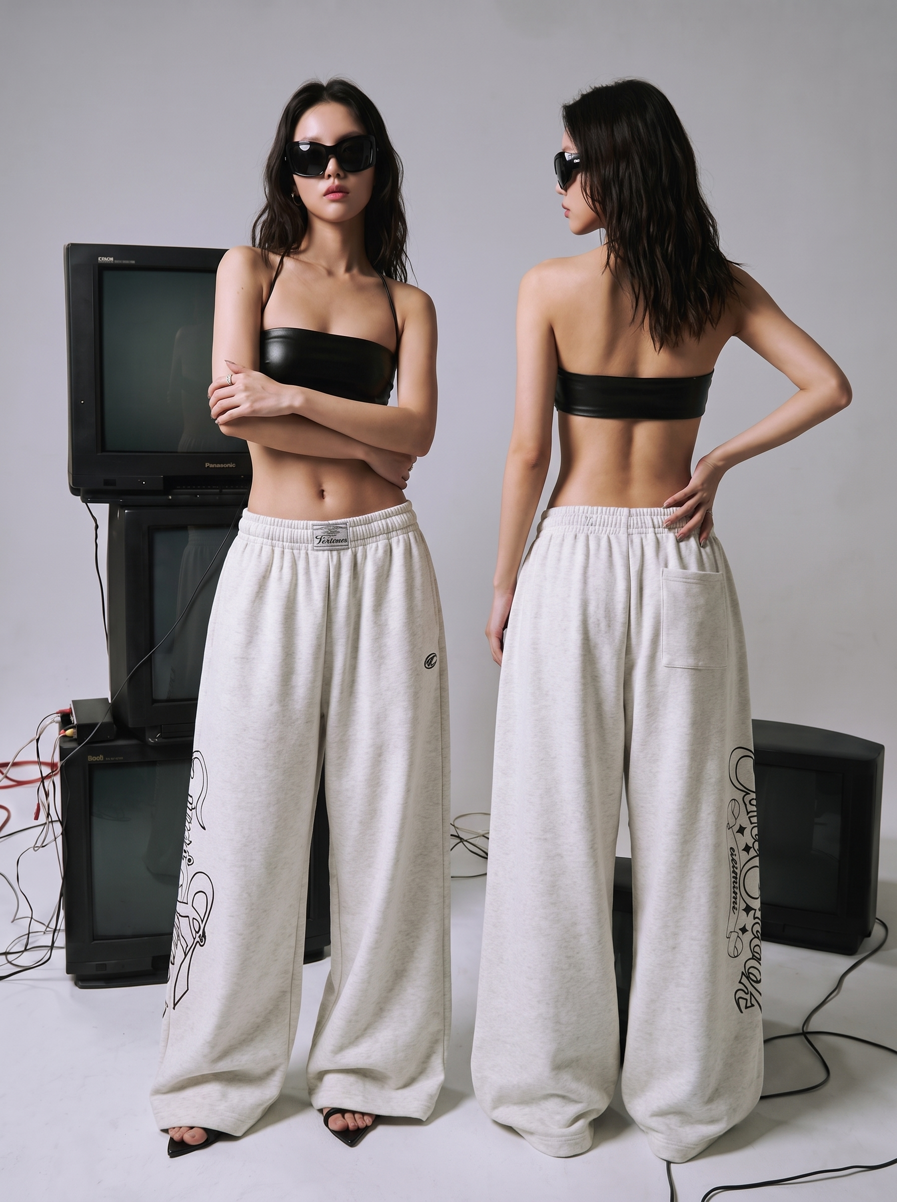 Skate Spirit Graffiti Cotton Sweatpants