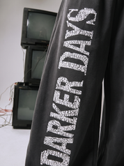 "Never Trust" Wide-Leg Pant