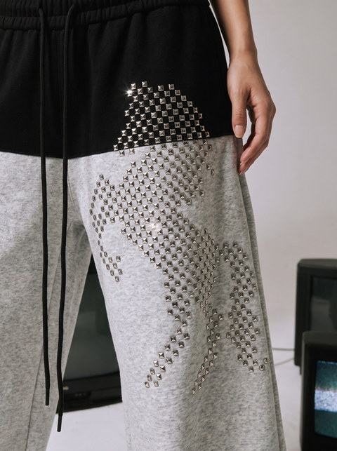 Rivet Horse Crescent-Cut Sweatpant