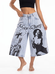 Max Deoy Washed Denim Jorts