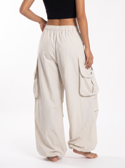Ornate Round Filigree Wide-leg Pants