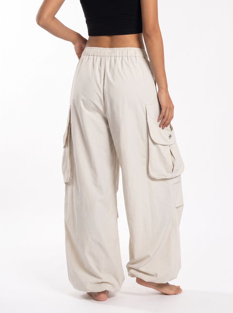 Ornate Round Filigree Wide-leg Pants