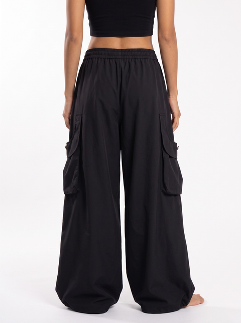 Ornate Round Filigree Wide-leg Pants