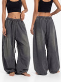 Machete-Cut Loose Casual Pant