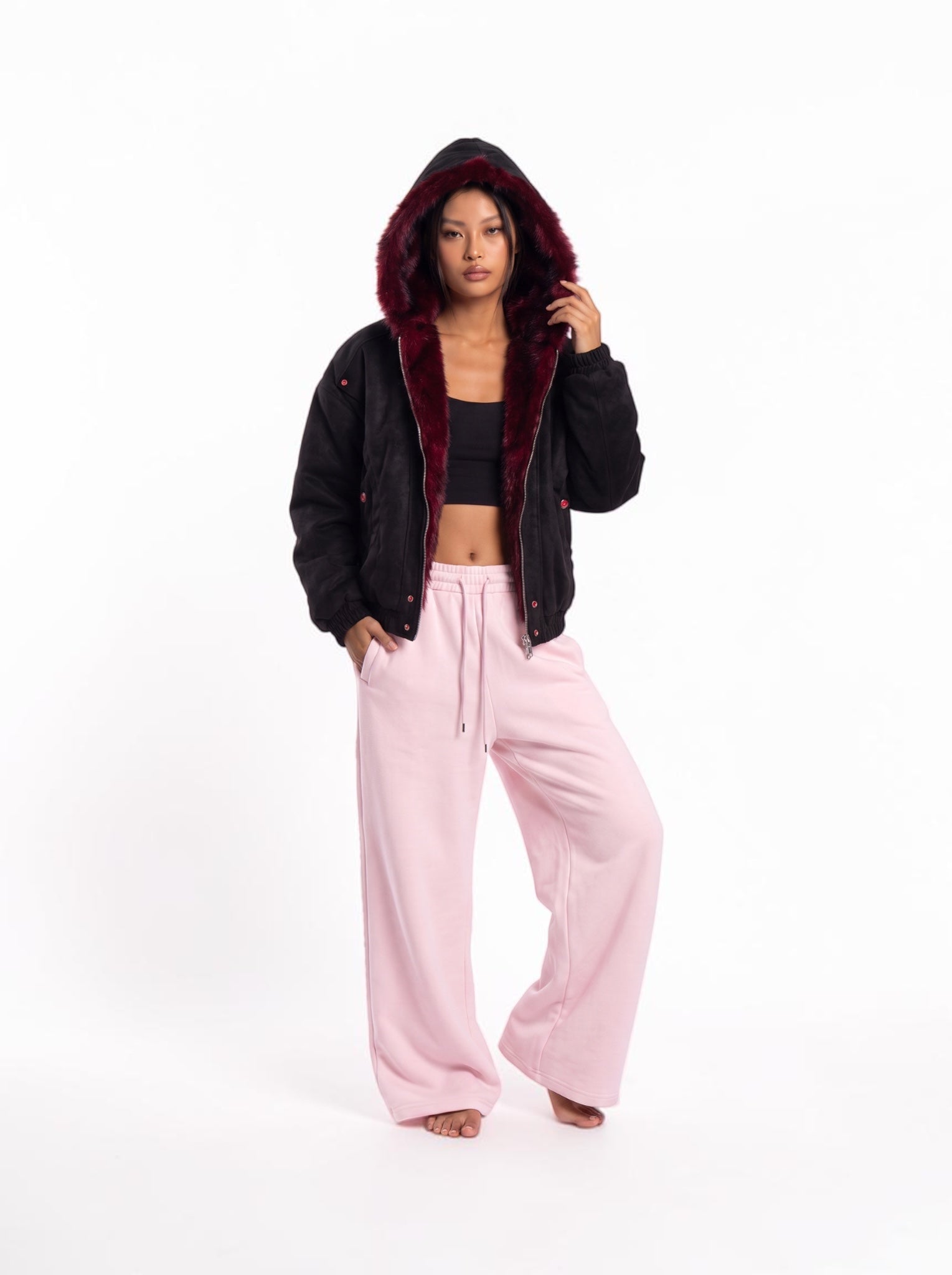 Mountain Craving Thickened Fur Jacket - Bloody Fur Edition