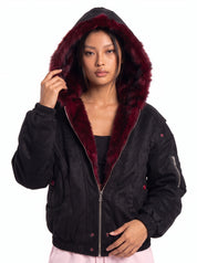 Mountain Craving Thickened Fur Jacket - Bloody Fur Edition