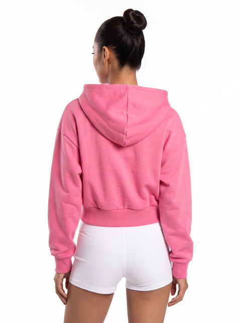 Regalia Military-Trim Cropped Hoodie