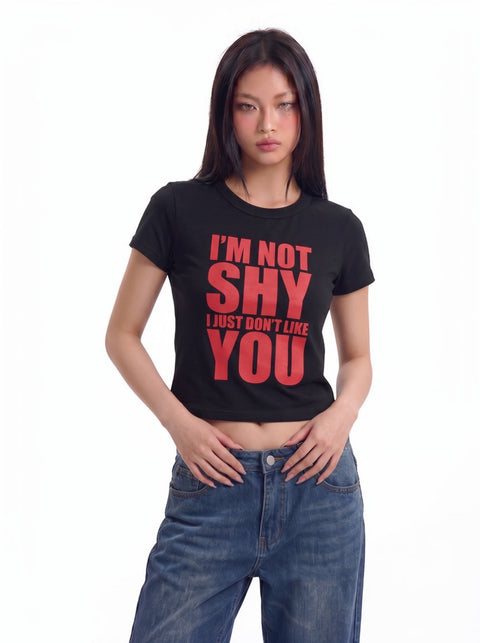 "Don't like you" Cotton Tees
