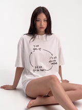 "Busy Schedule" 250GSM Cotton Tees